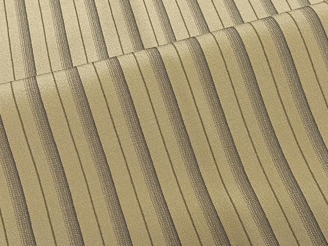 平和屋着物∞道行コート 花しおり 縞 反端付き 正絹 逸品 CAAX7896ua
