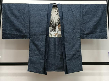 平和屋着物∞男性 紬 亀甲絣 正絹 逸品 未使用 CAAX7889ua