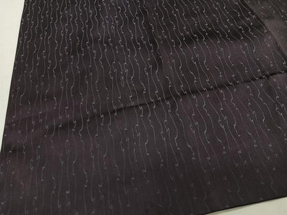 平和屋着物＃道行コート　単衣　雨コート　抽象文様　ロング丈　正絹　逸品　CAAX7870ua