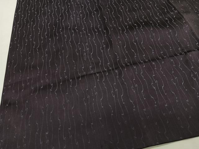 平和屋着物＃道行コート　単衣　雨コート　抽象文様　ロング丈　正絹　逸品　CAAX7870ua
