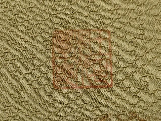 平和屋着物●訪問着 作家物 刺繍 地紙花文 金彩 正絹 逸品 AABB3803ck