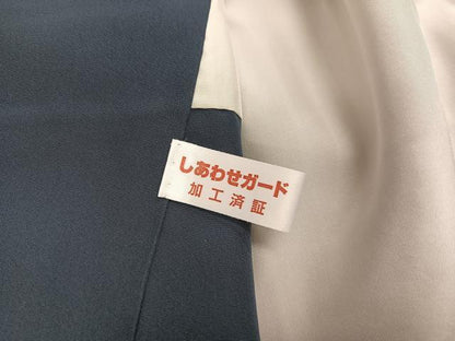平和屋着物●訪問着　刺繍　雪輪文様　金銀彩　正絹　逸品　AABB2971ph