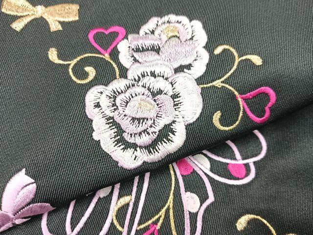 平和屋着物●行灯袴　刺繍　舞花文　金糸　洗える着物　未使用　AABB3603ph