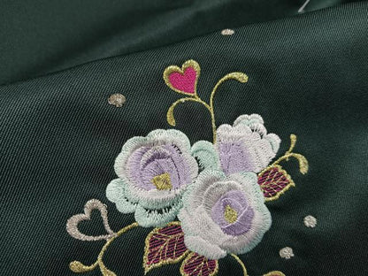 平和屋着物●行灯袴　刺繍　舞花文　金糸　洗える着物　未使用　AABB3607ph