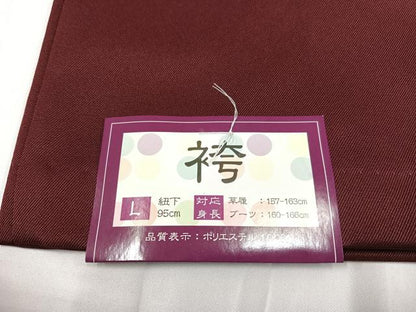 平和屋着物●行灯袴　刺繍　舞花文　金糸　洗える着物　未使用　AABB3611ph