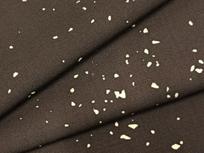 平和屋着物▽上質な小紋 単衣 箔散らし文 正絹 逸品 AABB2147fy
