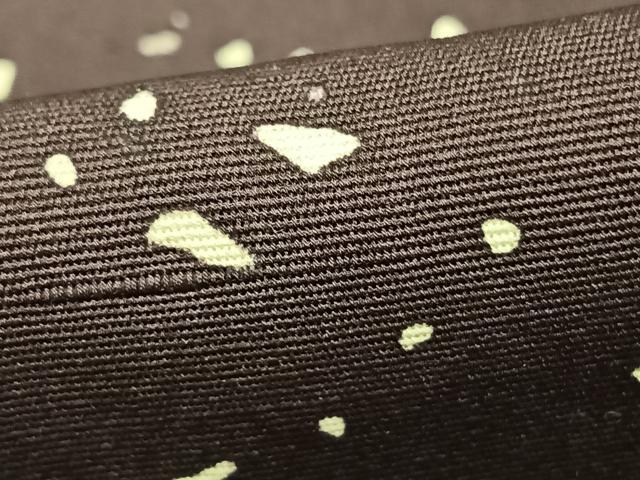 平和屋着物▽上質な小紋 単衣 箔散らし文 正絹 逸品 AABB2147fy