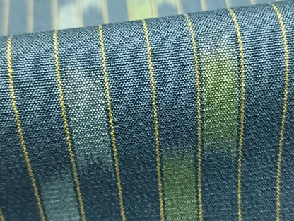 平和屋着物▽上質な紬 単衣 縞 正絹 逸品 未使用 AABB2142fy