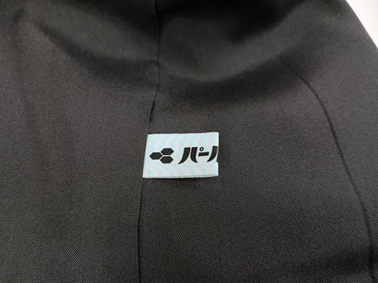 平和屋着物●お召 変わり間道 黒地 正絹 逸品 AABB3647ph