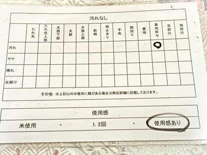 平和屋着物◎六通柄袋帯　唐織　孔雀羽花菱文　金銀糸　正絹　逸品　BAAU9453yc