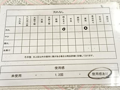 平和屋着物◎六通柄袋帯　唐織　蜀江菊菱文　銀糸　正絹　逸品　BAAU9518yc