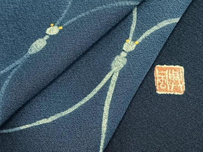 平和屋着物▽訪問着 単衣 作家物 昆虫 暈し染め 正絹 逸品 AABB2210fy