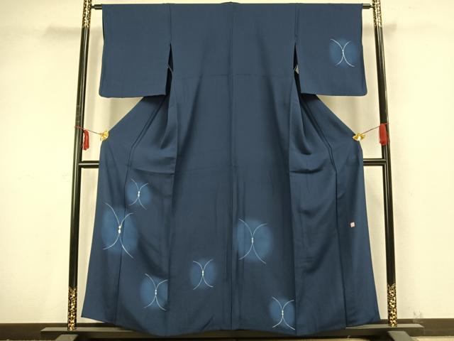 平和屋着物▽訪問着 単衣 作家物 昆虫 暈し染め 正絹 逸品 AABB2210fy