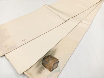 平和屋着物◎太鼓袋帯 作家物 陶器文 金銀彩 正絹 逸品 CAAY3911xi