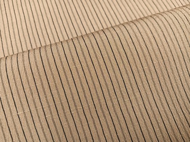平和屋着物●お召　間道　正絹　逸品　AABB4387ph