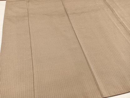 平和屋着物●お召　間道　正絹　逸品　AABB4387ph