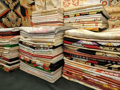 平和屋本店■袋帯 西陣 まとめて100点 鳳凰 鶴 蝶 更紗 花柄 宝相華 佐賀錦 金銀糸 など 着用可能多数 未使用品あり 全て正絹 se3696