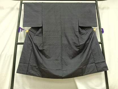 平和屋着物■男性　紬　縞　正絹　逸品　AABB1898mf