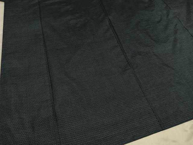 平和屋着物●男性 本場大島紬 アンサンブル 格子 正絹 逸品 AABB5138ph