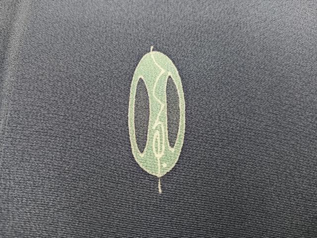 平和屋着物●東京手描友禅　塩澤照彦　訪問着　流水文　正絹　逸品　AABB5148ph