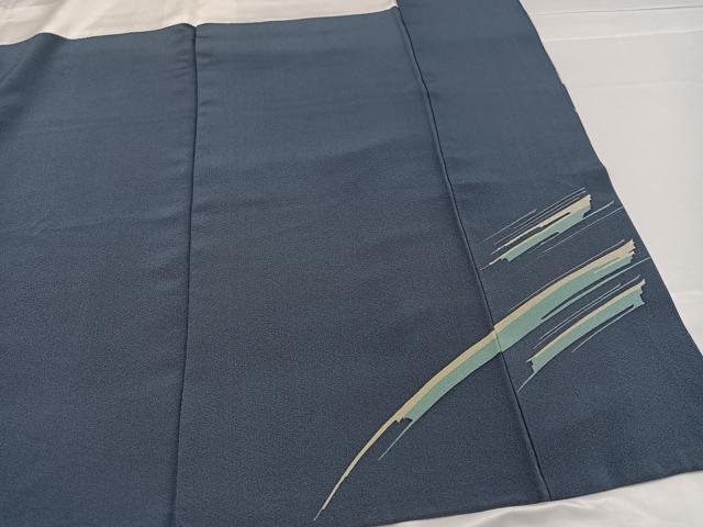 平和屋着物●東京手描友禅　塩澤照彦　訪問着　流水文　正絹　逸品　AABB5148ph
