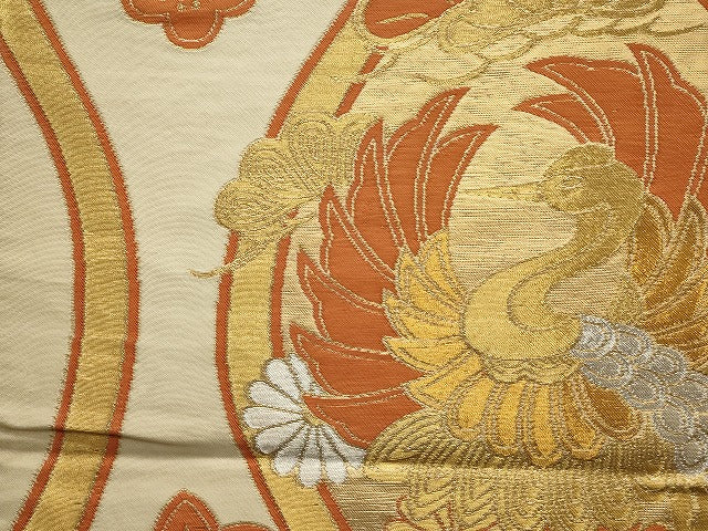 平和屋本店■袋帯 西陣 まとめて100点 鳳凰 鶴 蝶 風景 花柄 宝相華 服部織物 倭織物 金銀糸 など 未使用品あり 全て正絹 se3703