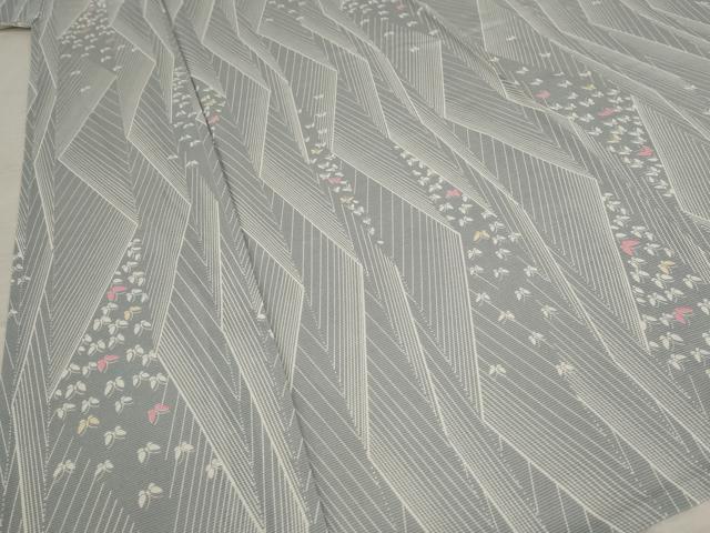 平和屋着物＊夏物 小紋 絽 舞蝶文 正絹 逸品 AABB5934st