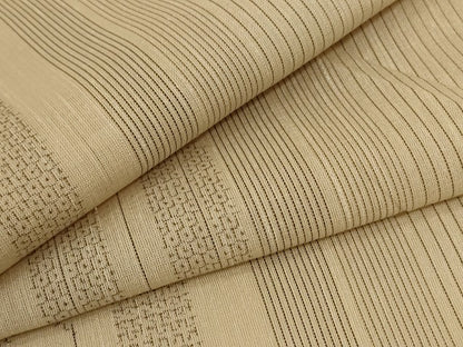 平和屋着物＊夏物　結城紬　夏結城　100亀甲　壺垂れ文様　正絹　逸品　AABB6799jd
