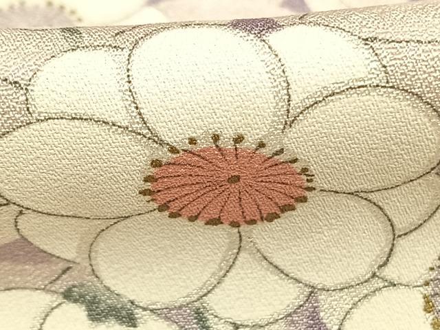 平和屋着物▽上質な小紋 単衣 辻が花 金彩 正絹 逸品 AABB2351fy