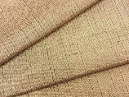 平和屋着物▽上質な紬 単衣 縞 正絹 逸品 未使用 AABB2340fy