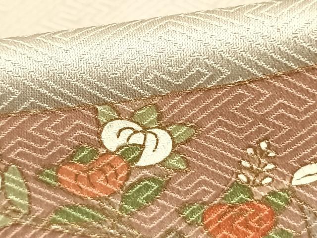 平和屋着物▽訪問着　単衣　花舟文　金彩　正絹　逸品　AABB2372fy