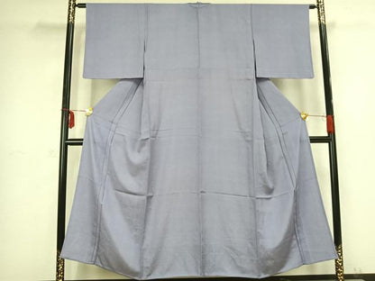 平和屋着物▽江戸小紋　単衣　鮫小紋柄　正絹　逸品　未使用　AABB2392fy