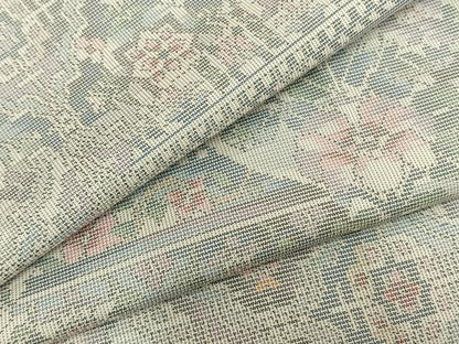 平和屋着物▽本場大島紬 単衣 吉祥花文 正絹 逸品 AABB2383fy