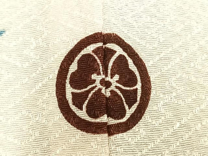 平和屋着物▽訪問着 単衣 草花文 金彩 正絹 逸品 AABB2387fy