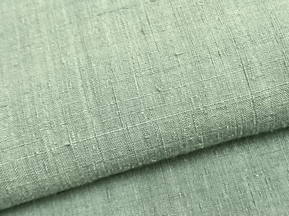 平和屋着物▽本場結城紬 重要無形文化財 単衣 色無地 薄青色 正絹 逸品 AABB2405fy