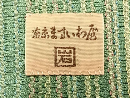 平和屋着物▽道行コート スリーシーズン 春夏秋 塵除け 本場奄美大島本泥染 変わり縞 ますいわ屋扱い 赤塚次男作 証紙付き 逸品 AABB2359fy