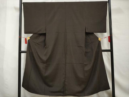 平和屋着物■男性　紬　横段文　正絹　逸品　AABB6860gw
