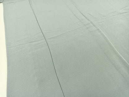 平和屋着物▽上質な色無地 単衣 秘色色 正絹 逸品 AABC0708jh