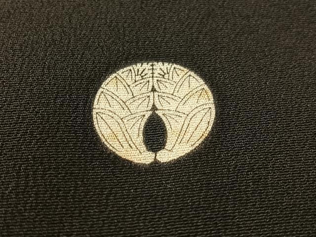 平和屋着物■豪華黒留袖 駒刺繍 霞双鶴菱菊文 金彩 正絹 逸品 CAAY7190vp
