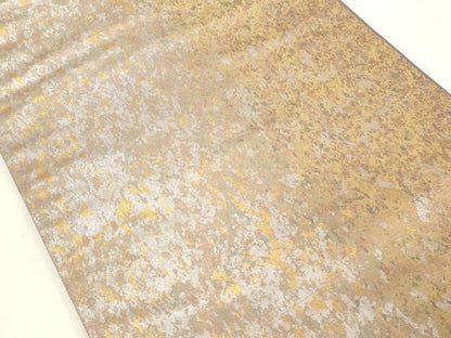 平和屋着物◎六通柄袋帯　霞文　引箔　正絹　逸品　DAAY3639cd