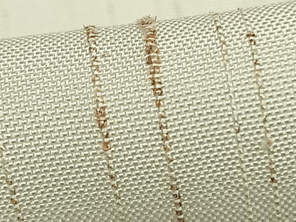 平和屋着物▽ぜんまい紬 単衣 縞 正絹 逸品 AABC0246fy