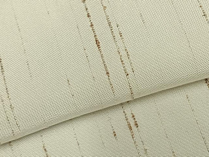 平和屋着物▽ぜんまい紬 単衣 縞 正絹 逸品 AABC0246fy
