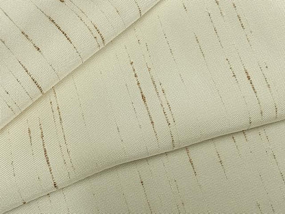 平和屋着物▽ぜんまい紬 単衣 縞 正絹 逸品 AABC0246fy