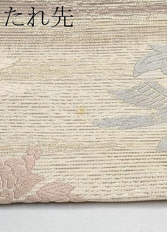 平和屋着物＊極上 夏物 六通柄袋帯 唐織 野分 金糸 逸品 CYAA3590s5