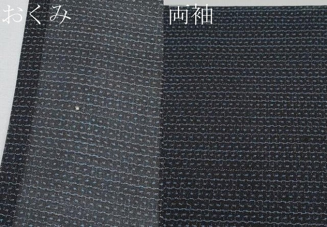 平和屋着物＊極上 夏物 男性 本場大島紬 夏大島 亀甲柄 濃紺地 逸品 CYAA3631s5