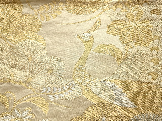 平和屋本店■袋帯 西陣 まとめて100点 鳳凰 鶴 孔雀 人物 蝶 更紗 花柄 楽器 佐賀錦 金銀糸 など 未使用品あり 全て正絹 se3711