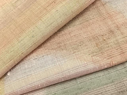 平和屋着物▽上質な紬 単衣 切嵌文 正絹 逸品 AABC0310fy