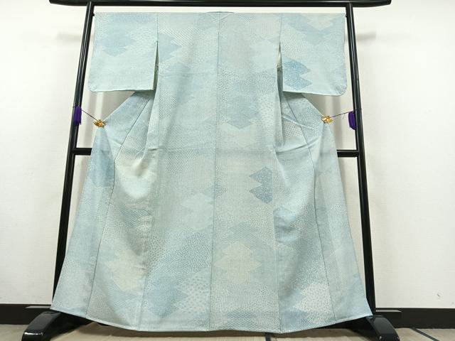 平和屋着物▽江戸小紋 単衣 作家物 寄せ小紋柄 正絹 逸品 AABC1684jh