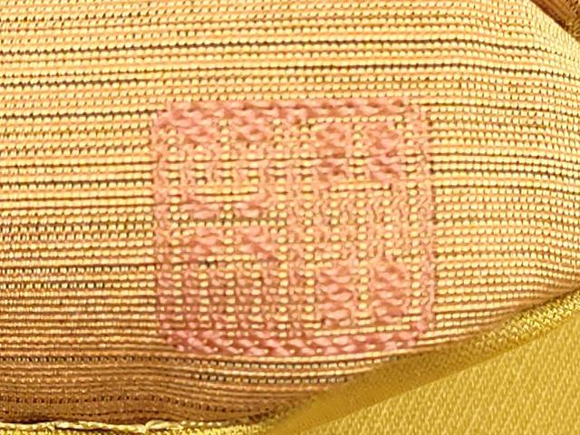 平和屋着物◎六通柄袋帯 作家文 舞花文 松風 正絹 逸品 DAAX2201xg