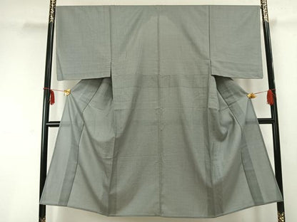平和屋着物▽男性　お召　単衣　130亀甲　総詰め　正絹　逸品　AABC0339fy